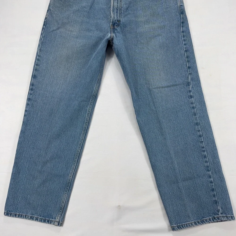 Levi's 550 Relaxed Fit‎ Tapered Leg Jeans Light Wash Denim 40x30 Blue Mens